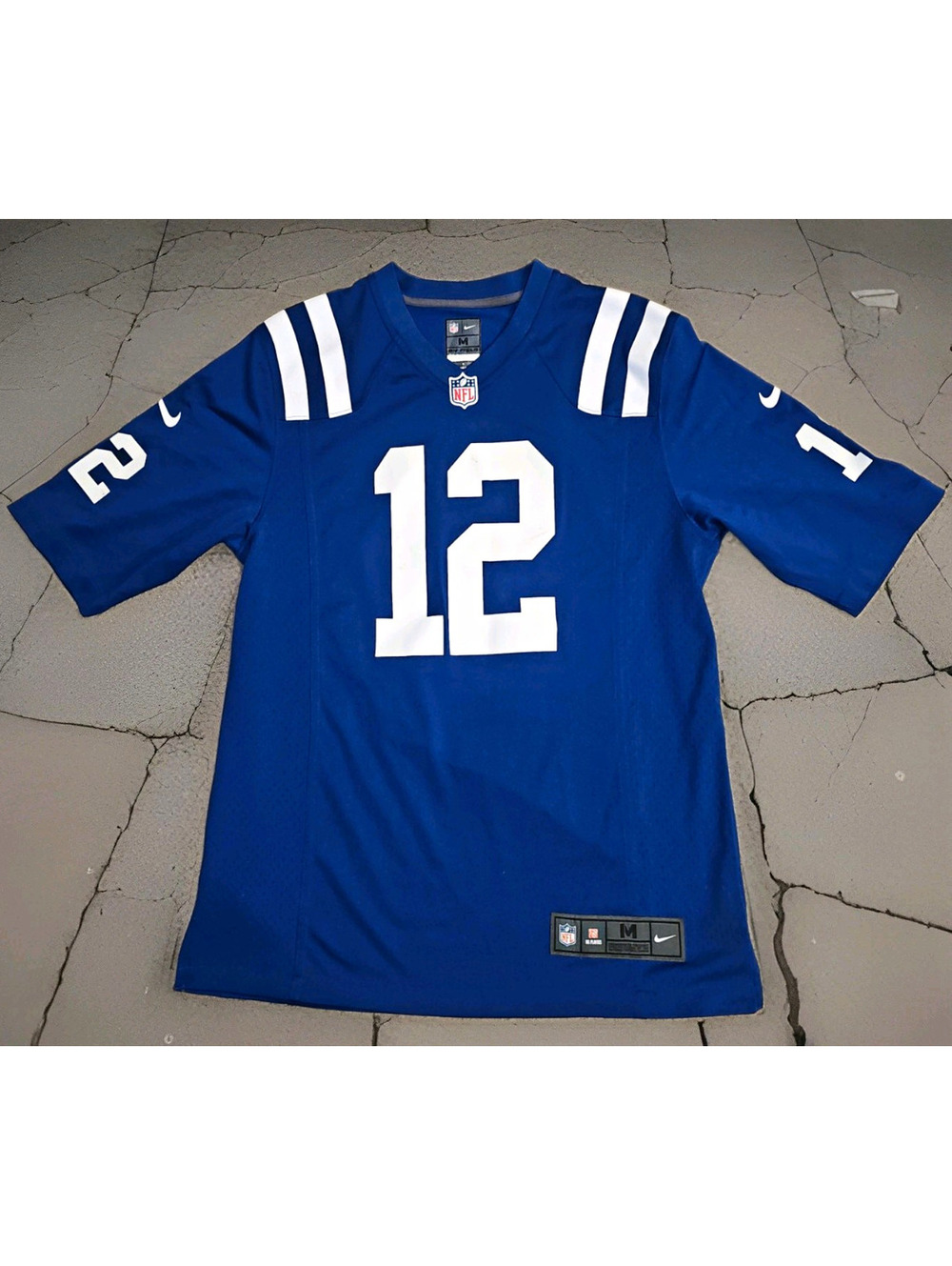 Nike Indianapolis Colts Andrew Luck #12 NFL Football Jersey Men’s M Blue